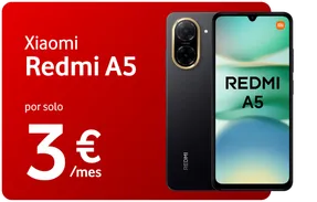 Xiaomi Redmi a5 por solo 3€/mes