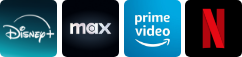 max Disney+ primeVideo Netflix